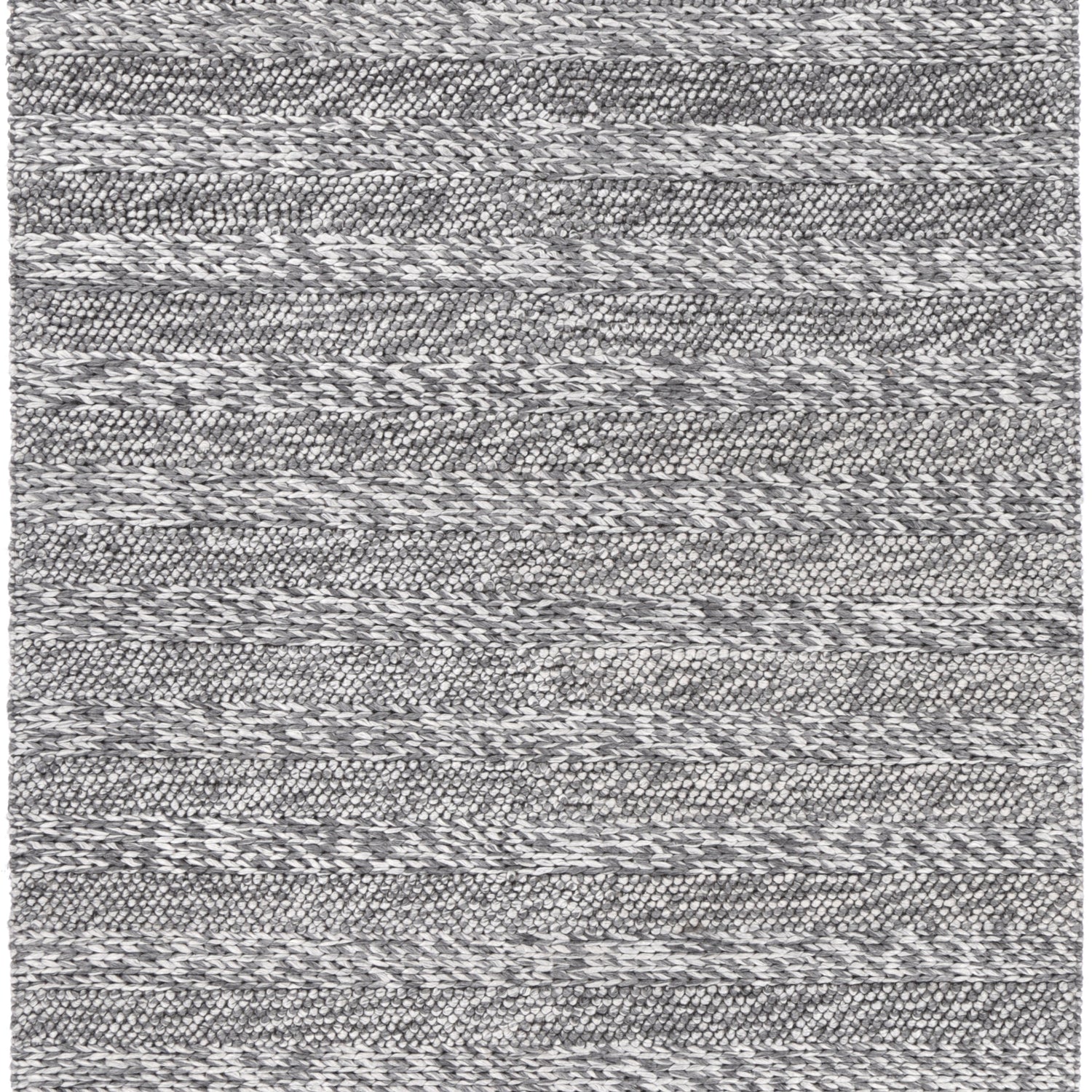 Zayna Ringlets Charcoal Wool Blend Rug