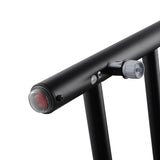 Round Electric Heated Towel Rack 6 Bars - Black