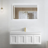 HAMPTON Mark II Wall Hung Vanity 1200mm Satin White