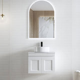 HAMPTON Mark II Wall Hung Vanity 600mm Satin White