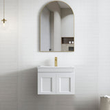 HAMPTON Mark II Wall Hung Vanity 600mm Satin White