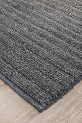 Harvest 801 Charcoal Wool Viscose Rug