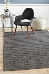 Harvest 801 Charcoal Wool Viscose Rug
