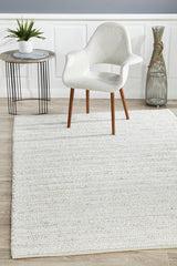 Harvest Ivory Wool Viscose Rug