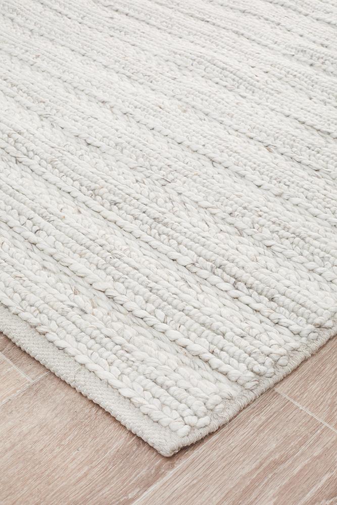 Harvest Ivory Wool Viscose Rug