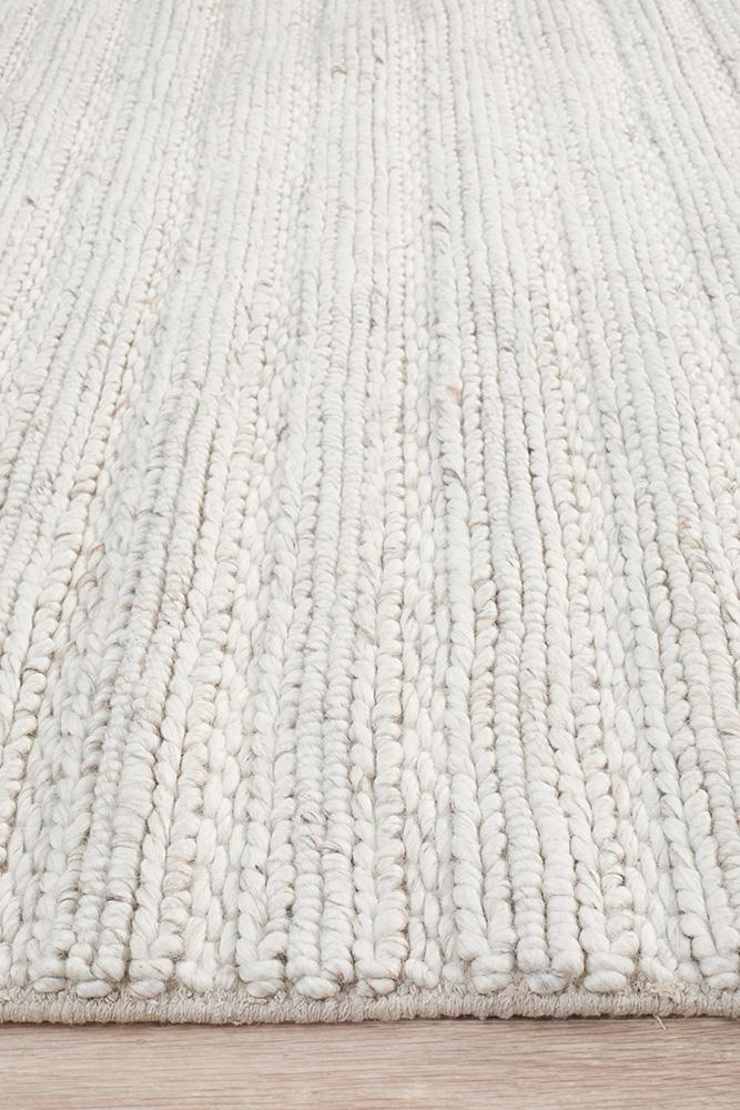 Harvest Ivory Wool Viscose Rug