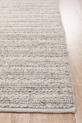 Harvest 801 Silver Wool Viscose Rug
