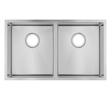 Handmade Top/Undermount Double Bowls Kitchen Sink 770x450x215mm 1.2mm