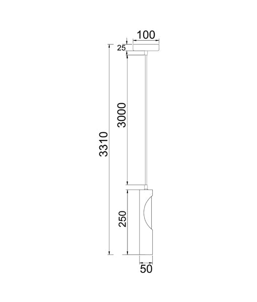 IDA: Interior Iron & Blonde Wood Tube Pendant Lights