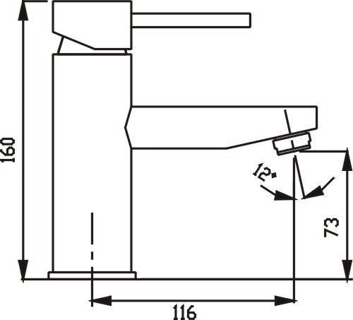 Ideal Basin Mixer (Chrome)