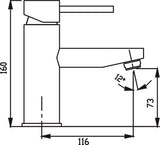 Ideal Basin Mixer (Chrome)