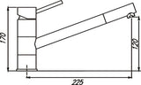 Ideal Swivel Sink Mixer (Chrome)