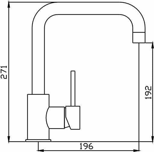 Ideal Sink Mixer (Chrome)