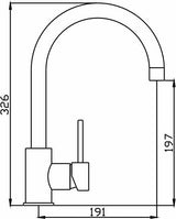 Ideal Sink Mixer-360°swivel (Chrome)