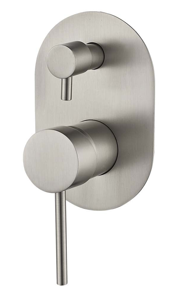 Ideal Wall Mixer With Diverter (Brushed Nickel)