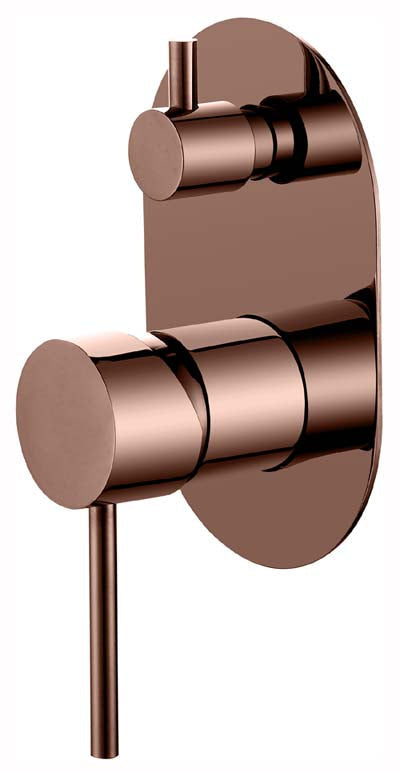 Ideal Wall Mixer With Diverter (Rose Gold)