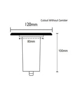 GU10 Inground Up Light (Square / 316 Stainless Steel Faceplate) IP67