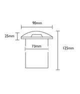MR16 Recessed Inground Up Lights (Small Faceplate) IP67