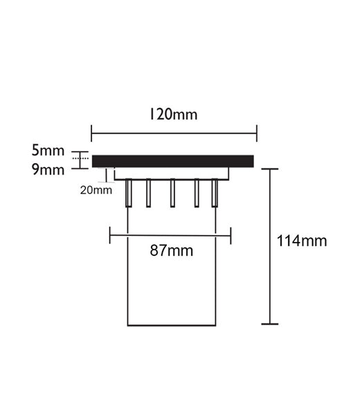 MR16 Inground Up Lights IP67 (Round / Solid Brass Faceplate)