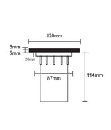 MR16 Inground Up Light IP67 (Square / Solid Copper Faceplate)
