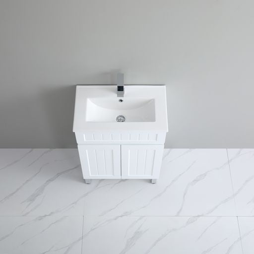 ACACIA SHAKER PVC Floor Vanity 600