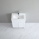ACACIA SHAKER PVC Floor Vanity 600