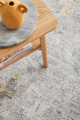 Illusions 156 Gold Runner Rug
