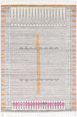 Peru Tumbes Grey Contemporary Rug