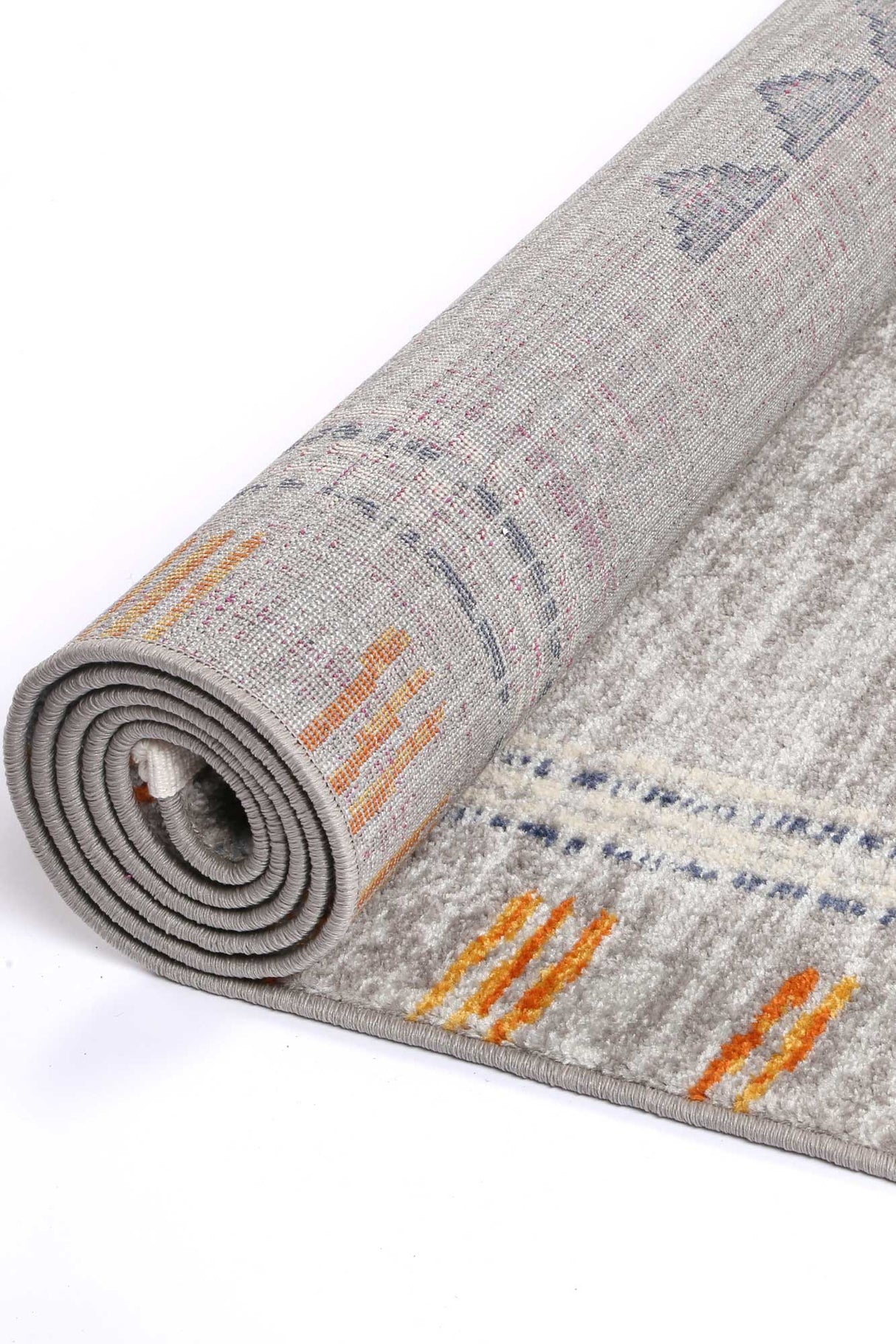 Peru Tumbes Grey Contemporary Rug