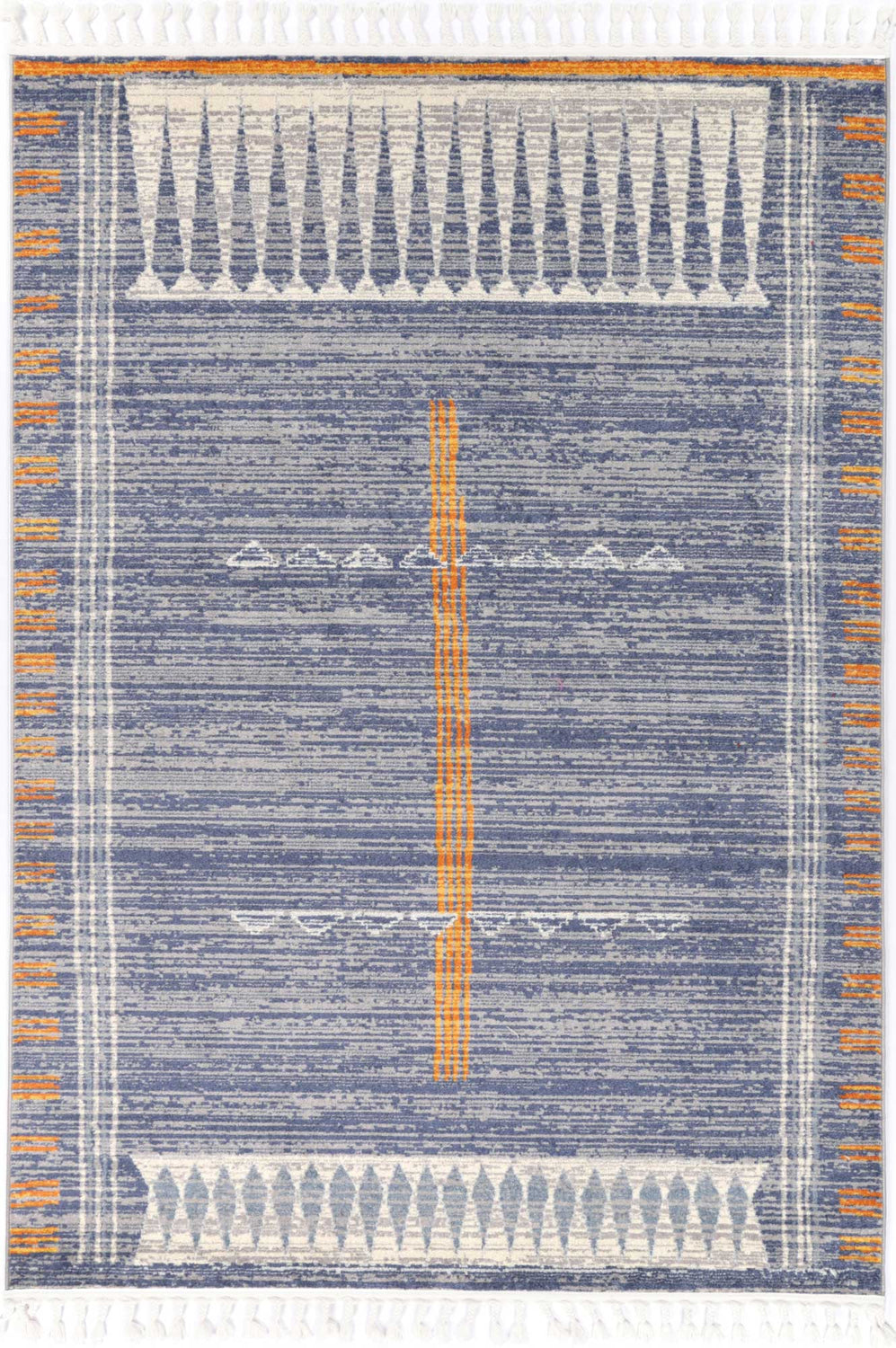 Peru Quito Blue Contemporary Rug