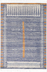 Peru Quito Blue Contemporary Rug