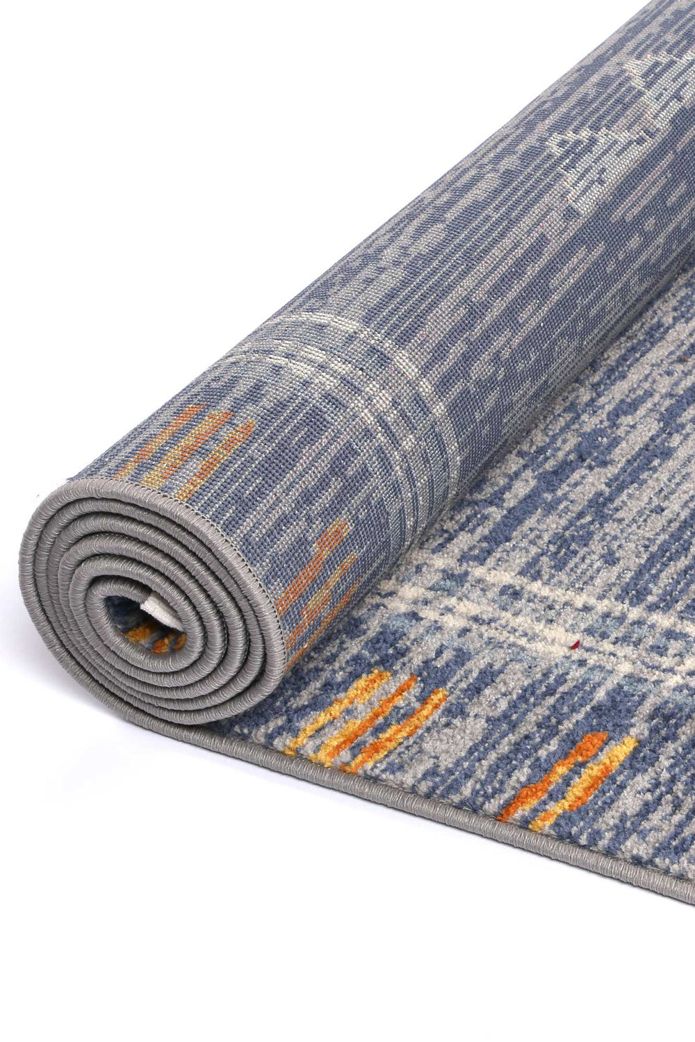 Peru Quito Blue Contemporary Rug