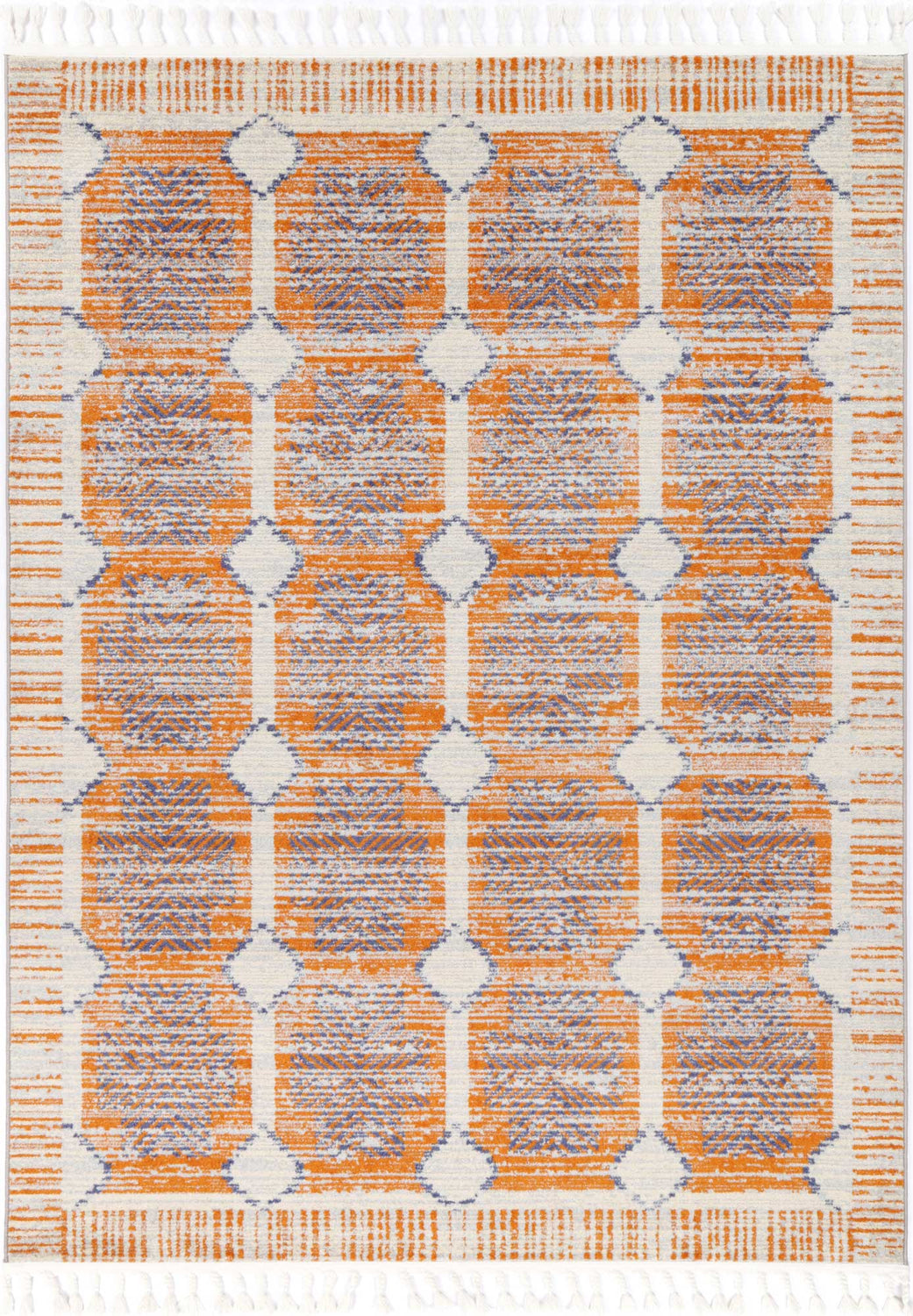 Peru Nasca Rust Contemporary Rug