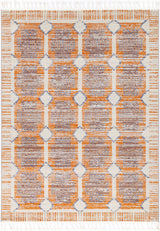 Peru Nasca Rust Contemporary Rug