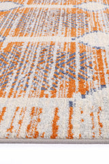 Peru Nasca Rust Contemporary Rug
