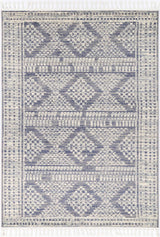 Peru Jauja Blue Contemporary Rug
