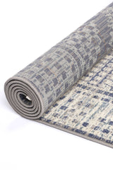 Peru Jauja Blue Contemporary Rug