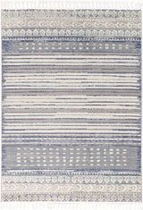 Peru Cajamarca Blue Contemporary Rug