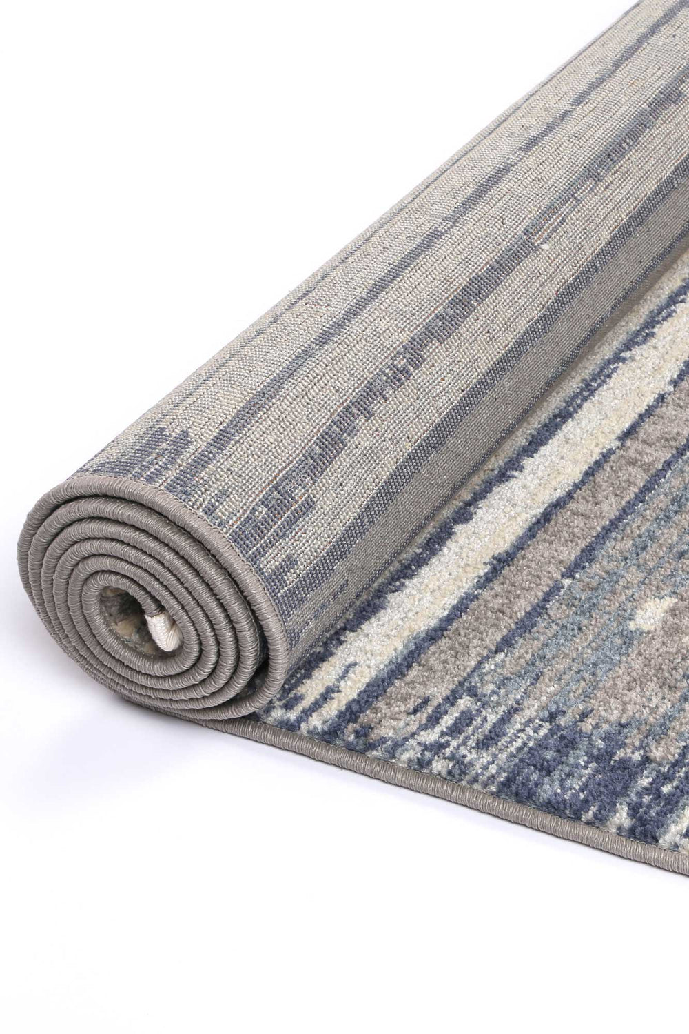 Peru Cajamarca Blue Contemporary Rug
