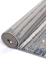 Peru Cajamarca Blue Contemporary Rug