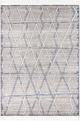 Peru Tupzia Blue & Grey Contemporary Rug