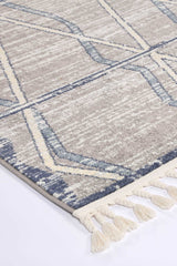 Peru Tupzia Blue & Grey Contemporary Rug