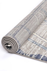 Peru Tupzia Blue & Grey Contemporary Rug