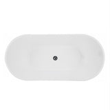 VIVA High Back Free-Standing Bathtub Non-Overflow 1500/1700mm
