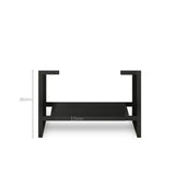 BYRON Wall Hung Vanity 750mm Black Oak