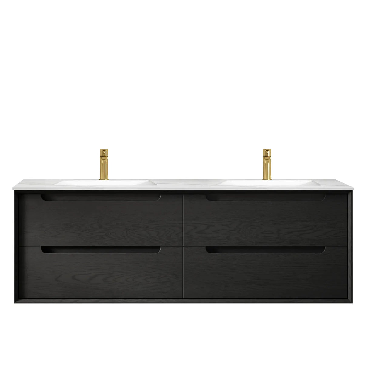 KAKADU Wall Hung Vanity 1500mm Black Oak