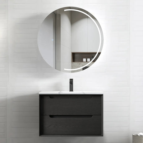 KAKADU Wall Hung Vanity 750mm Black Oak