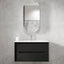 KAKADU Wall Hung Vanity 900mm Black Oak