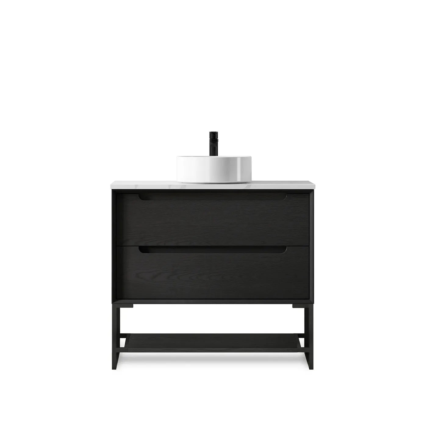 KAKADU Wall Hung Vanity 900mm Black Oak