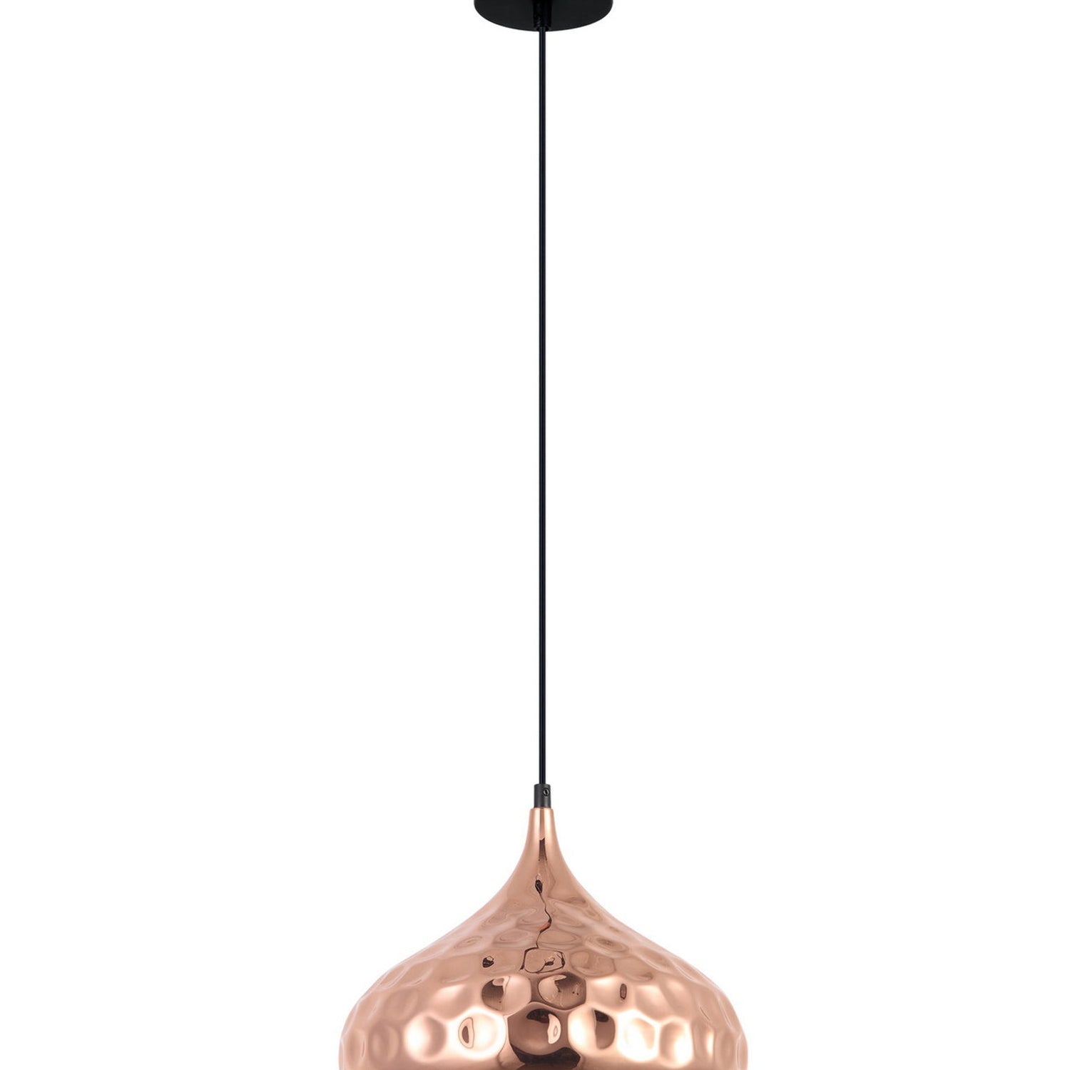 KOPER: Bohemian Copper Plated Dome Pendant Light